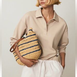 Mango NATURAL FIBRE BASKET BAG